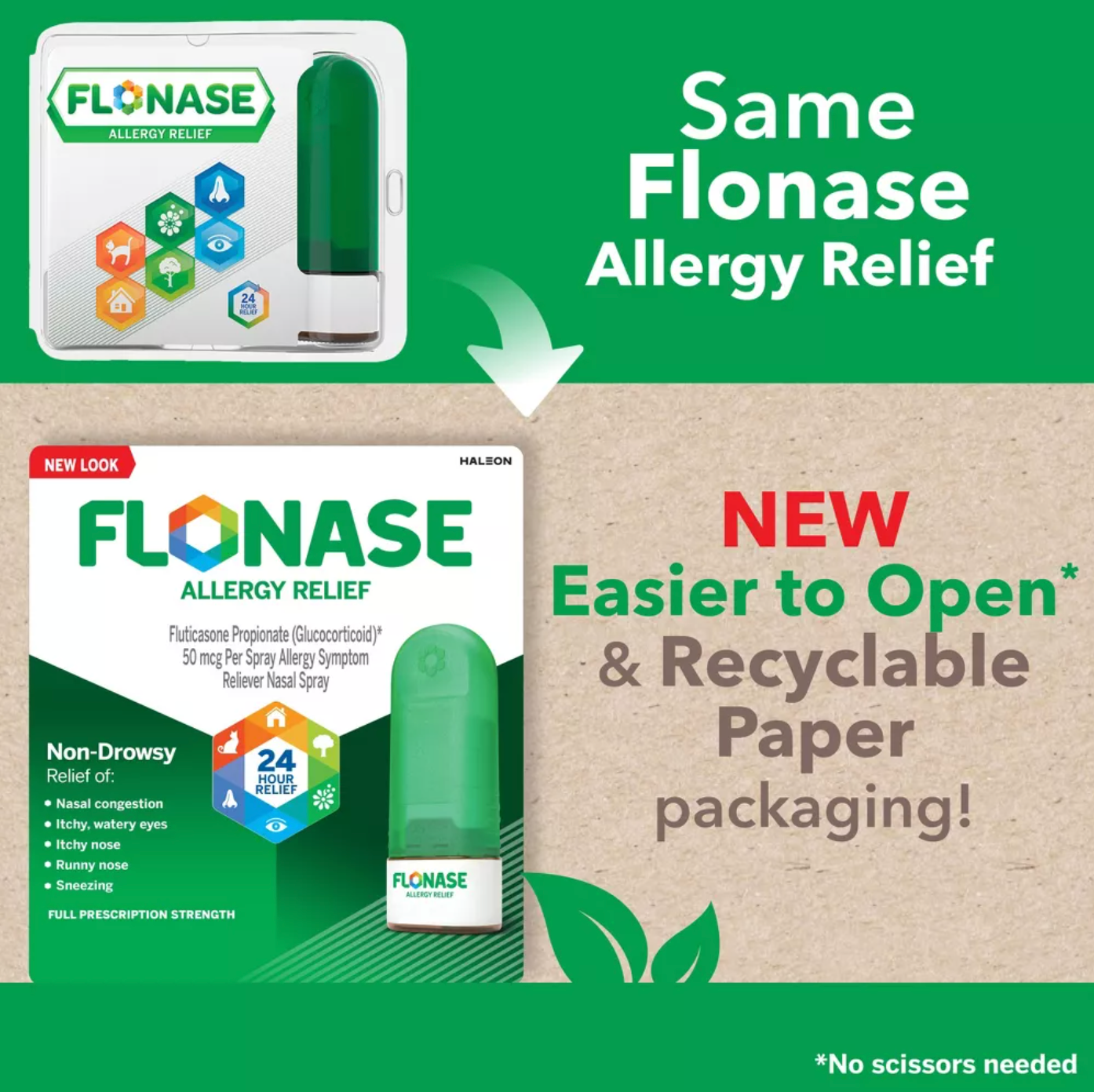 Flonase Allergy Relief Nasal Spray 알레르기 비강 스프레이 2종