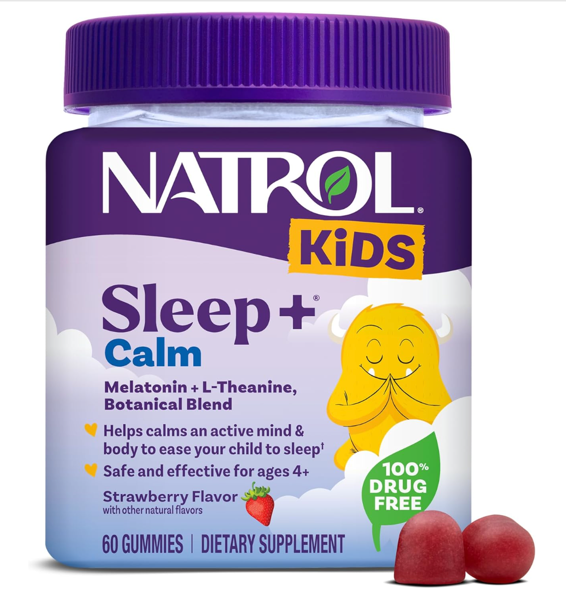 Natrol Kids Sleep+ Calm 나트롤 키즈 멜라토닌