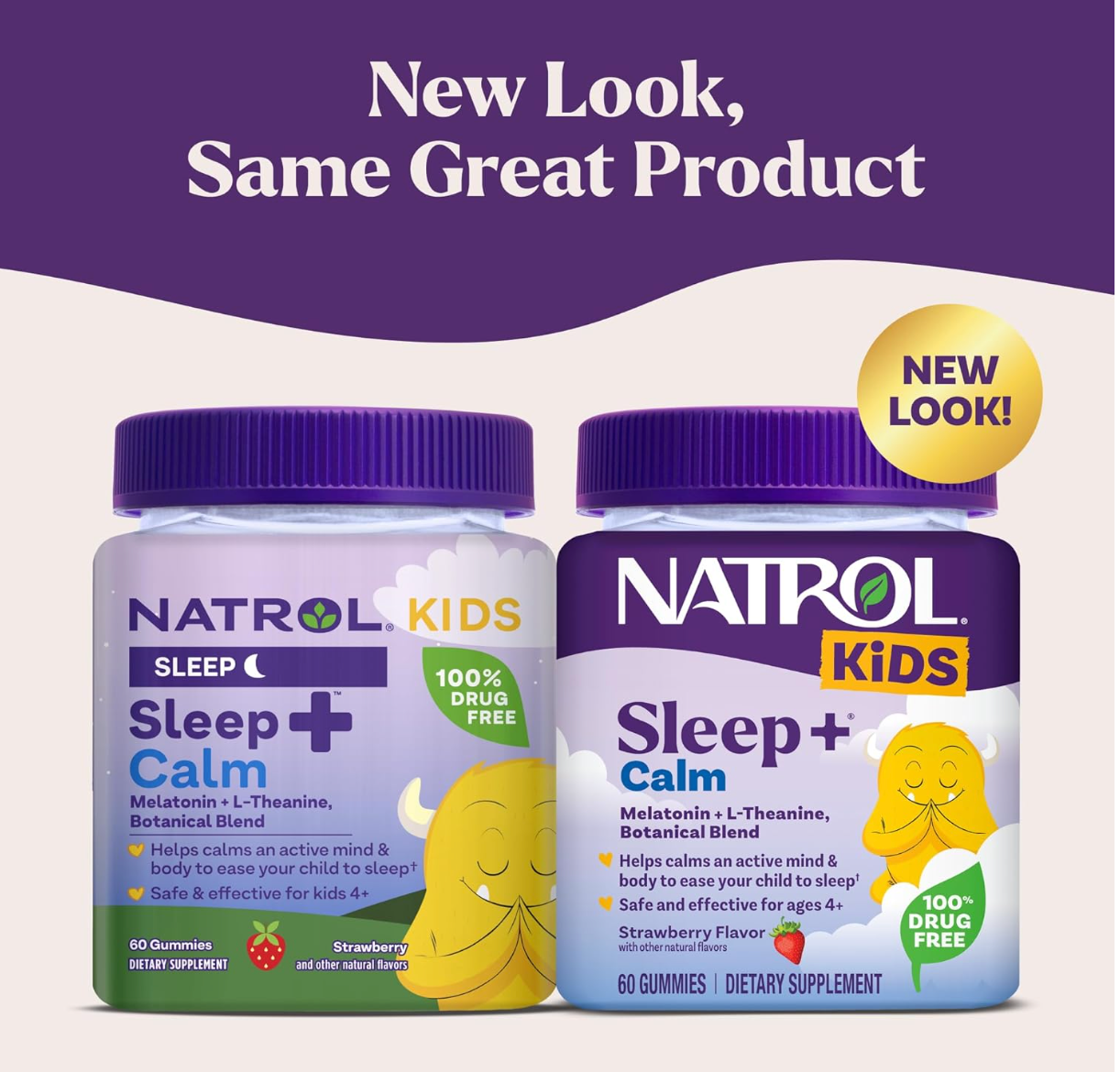 Natrol Kids Sleep+ Calm 나트롤 키즈 멜라토닌