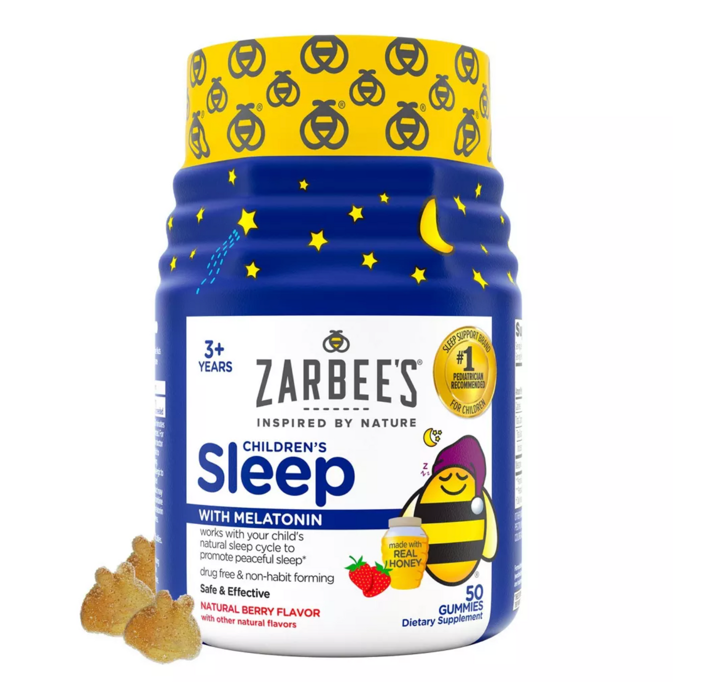 자비스 어린이 슬립 구미 Zarbee's Kid's Sleep Gummies 50ct