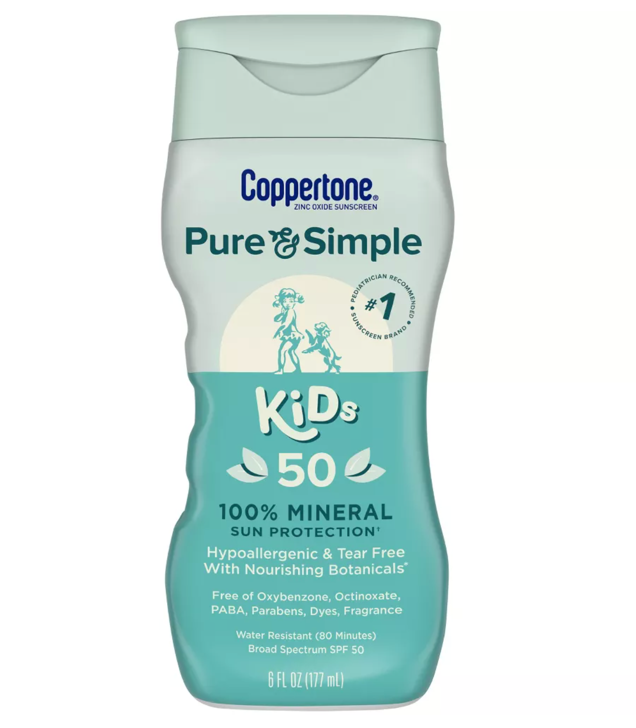 코퍼톤 키즈 선크림 무기자차 SPF 50 Coppertone Kids Mineral Sunscreen Lotion