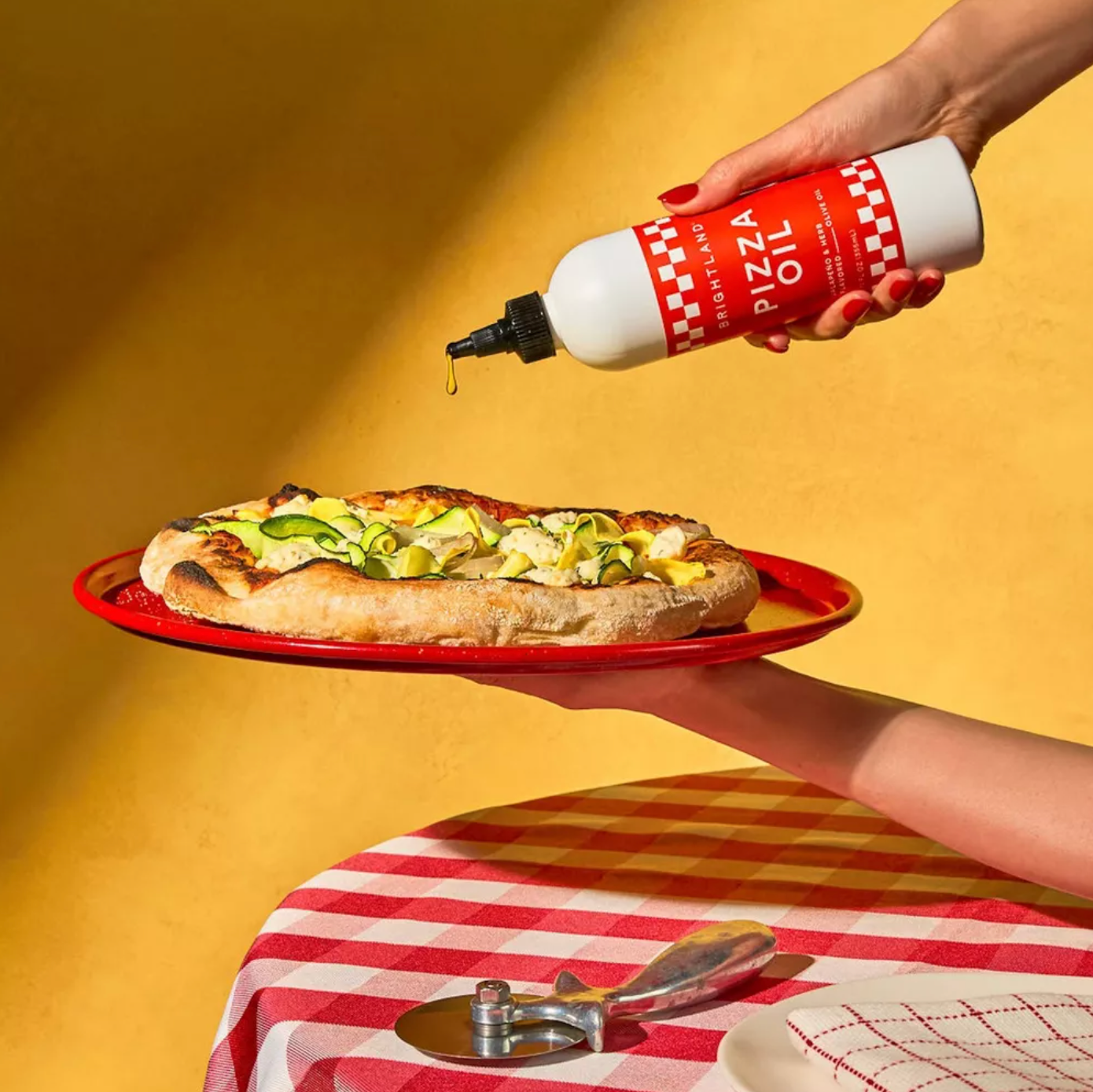 Brightland Jalapeno and Herb Flavored Pizza Oil