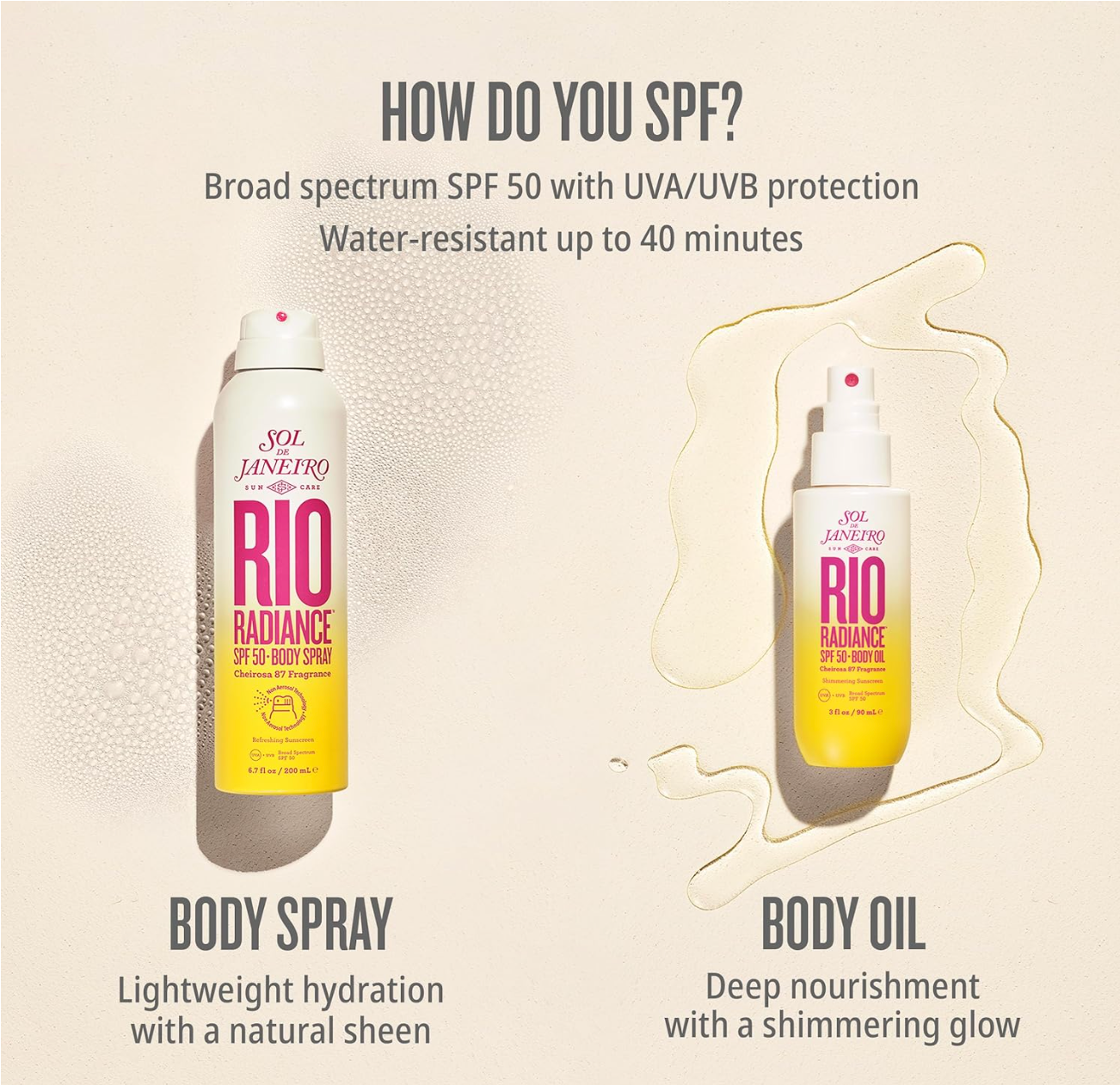 SOL DE JANEIRO Rio Radiance SPF 50 Shimmering Body Oil
