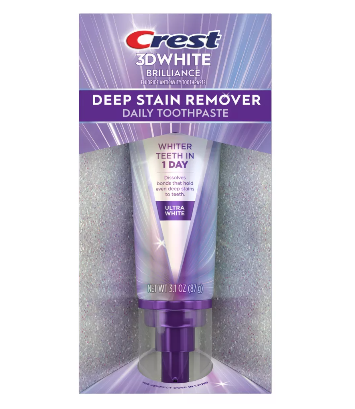 Crest 3D White Deep Stain Remover Daily Toothpaste